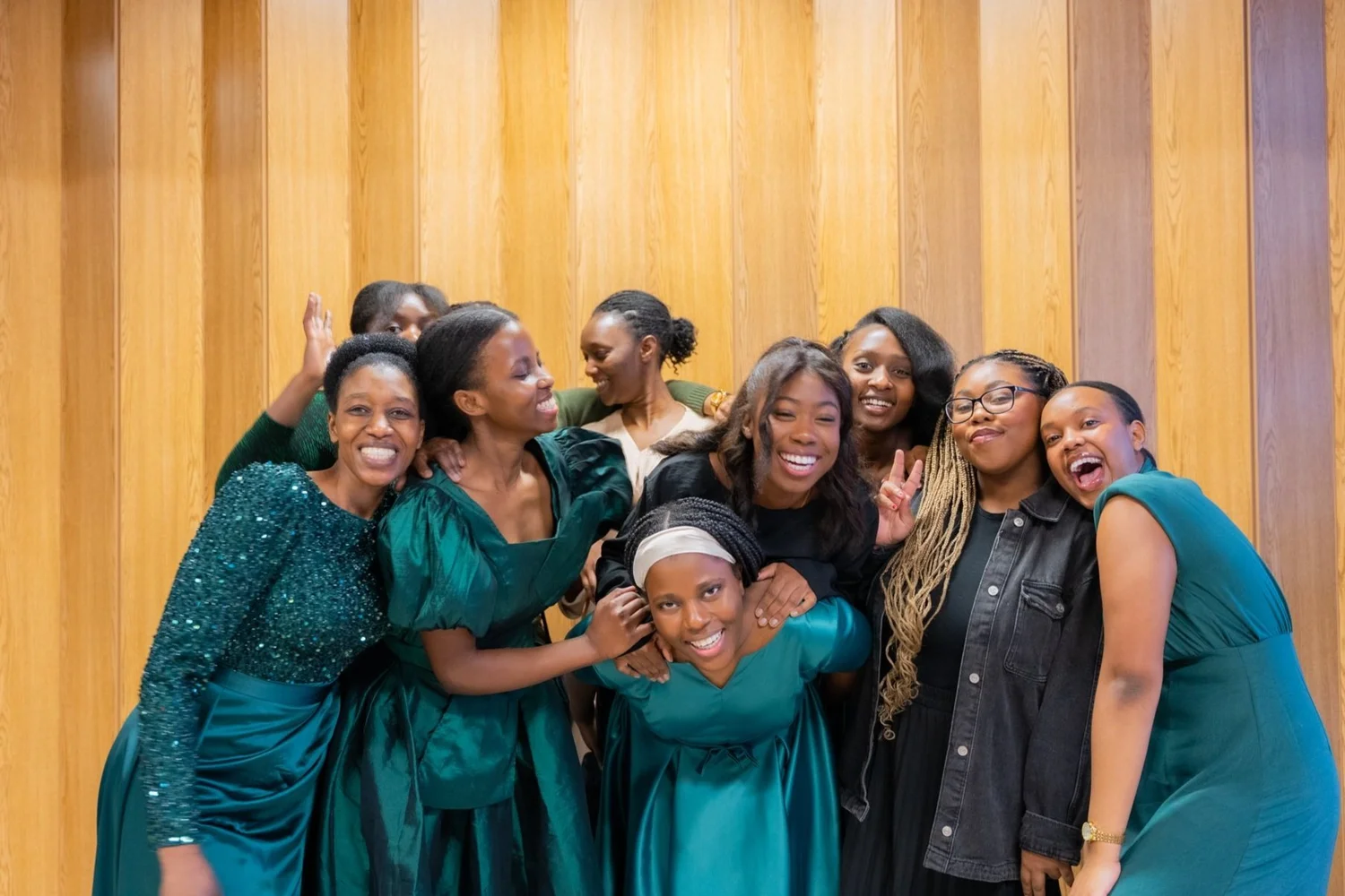 Members of Carmel’s men’s community smiling together